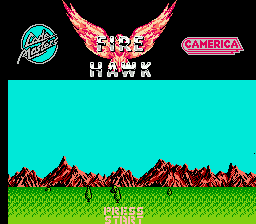 Fire Hawk (Homebrew) — Title screen